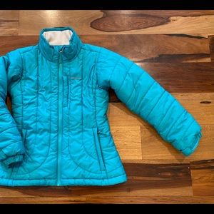 Girls Patagonia quilted puffer jacket Size M 10